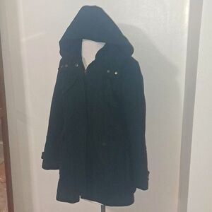 Vince Camuto Hunter Green Wool blend hooded coat